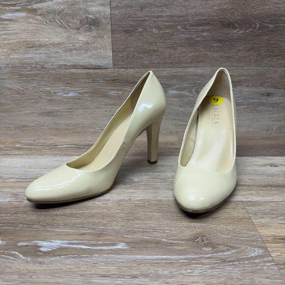 Lauren Ralph Lauren Zamora Almond Pumps Women's Size 9 - Picture 1 of 5